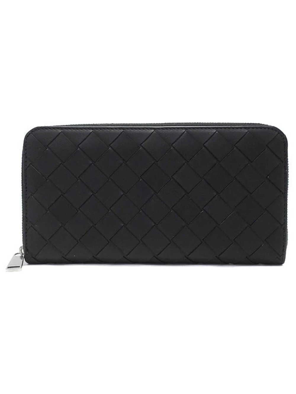 Bottega Veneta Intrecciato Zip Around Wallet Round Zipper Long